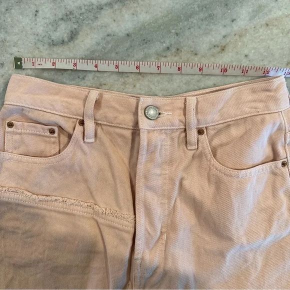 PacSun Ultra High Rise Vintage Peach Cutoff Jean Short Size 0 - Picture 10 of 10